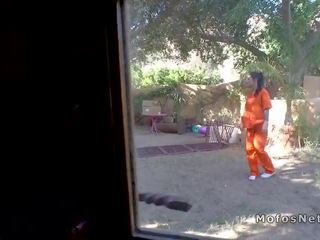 Big ass ex prisoner fucks dude pov in his house