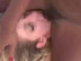 Two lesbians toying to each othe.