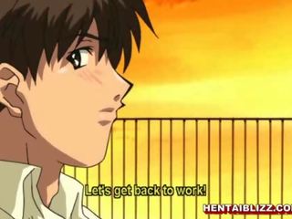 Roped anime poked wetpussy od za