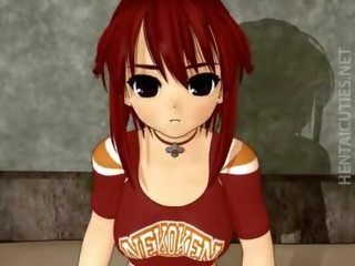 Cookie hentaý lady gets nailed by a monstr