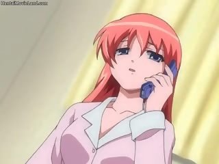 Captivating And splendid Redhead Anime enchantress Sucks Part5