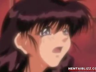 Bondage hentai young woman brutally fucked by ebony pervert stripling