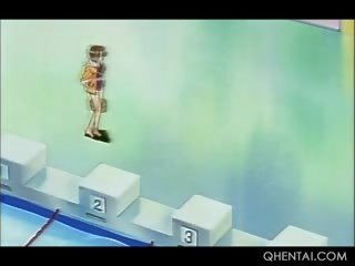 Hentai cilik redhead burungpun nailed jero in the locker room