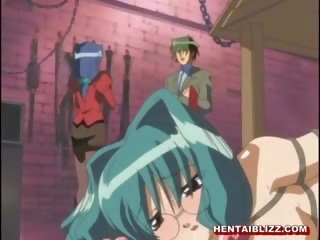 Perky Hentai Gets Chained And Whipped Hard