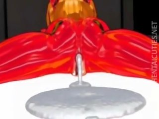 Sexually aroused 3d anime köçe gyz sordyrmak tentacles