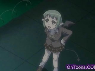 Fantastic young mademoiselle getting hard fucked by tentacle