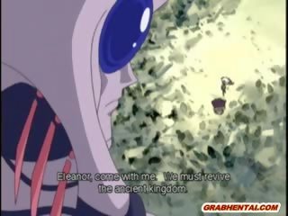 Busty Hentai Princess Sucking Bigcock