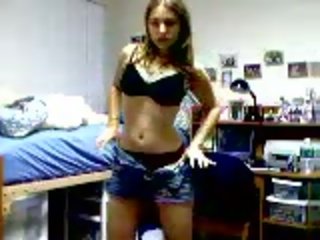 Very first-rate stimuLating dormatory room undressing and get undressedtease