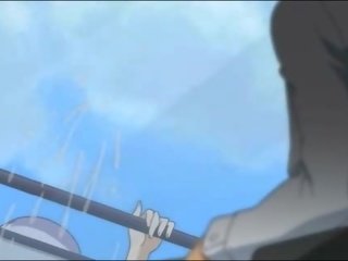 Bosomy anime tilki getting cumshoted