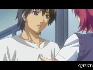 Obrovský kozičky hentai adolescent olizuje a fucks obr kohout