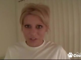 Mom aku wis dhemen jancok with small titties sucks shaft & has her burungpun fingered on home show