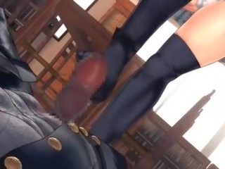 Hentai adolescent nohy fucks netvor jizzing manhood