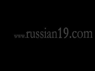 Attractive Rrusian Coeds Touching Lips
