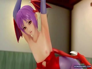 3d vampire daughter gets nipple tickled