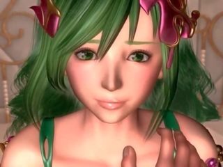 Curvy hentai seductress snatch fingered and tits squeezed