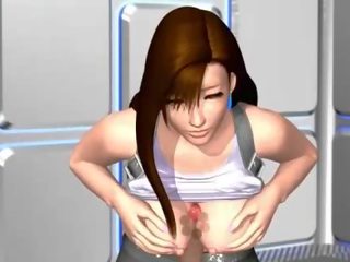 Randy anime chick rubbing
