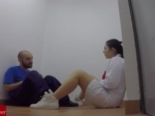 Lustful perawat and the maintenance man fuck in their free time.raf020