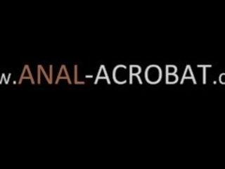 Three Anal Babes Acrobats Dildoing Anal