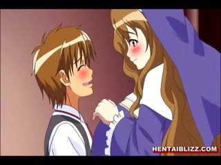 Nun Anime With Giant Boobs stupendous Wetpussy Fucking