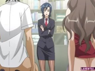 Big Titted Hentai cutie Gets Her Pussy Pumped Deep