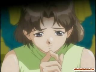 Bondage Hentai With Muzzle Gets Squeezed Her Bigboobs