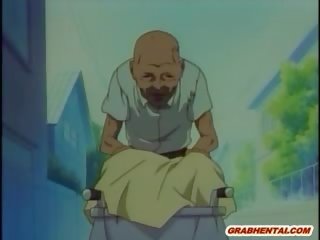 Verdzība hentai japānieši dildoing un licking vāvere
