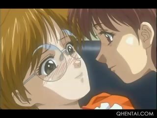 Hentai waitress burungpun teased and fisted by their manager
