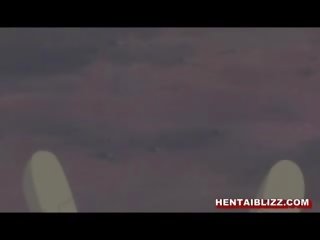 묶여 헨타이 눈을 가리고 딜도 잉 그녀의 wetpussy