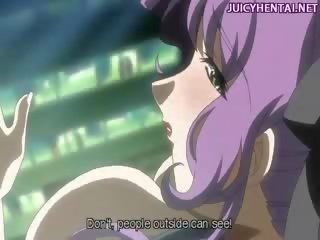 Anime cutie masturbate with a toy