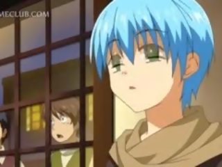 Uly emjekli teenage 3d anime damsel sürmek lascivious phallus