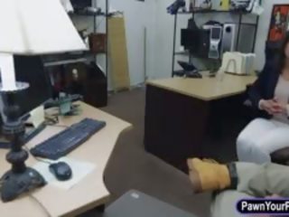 Gorgeous Wife Of A Customer Boned By Pawn Man In The Backroom