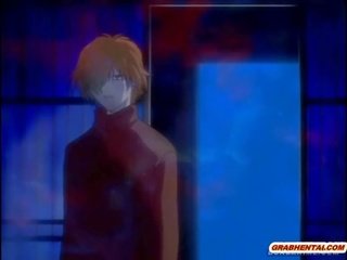 Japanese hentai great doggystyle poked in the jail