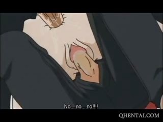Hentai tramp busy doing two cocks at once