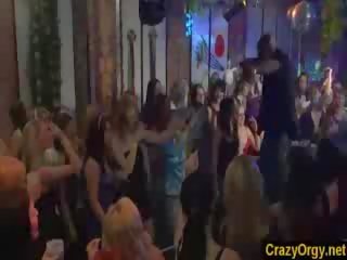 Wild party hardcore orgy at prague night club
