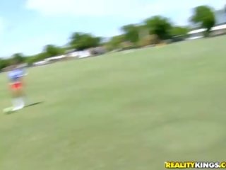 Ładne piłka nożna players emiliana szary i jej gf