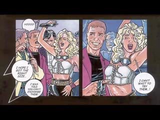 Attractive concupiscent blonde chained
