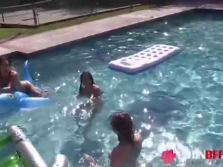布莱纳 棕色, keisha 灰色, 娜塔莉 梦露 在 去 远 水池 党