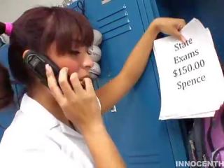 Studente audrianna angelo succhia spento suo profs spesso peter