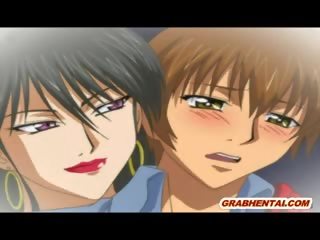 Chained Hentai Virgin With Muzzled Fucked By Blind Anime schoolboy