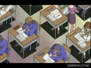 Bondage hentaý school mugallym blowing her students putz