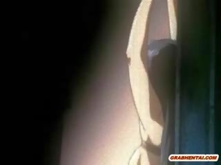 Aheldatud hentai sextoy perses
