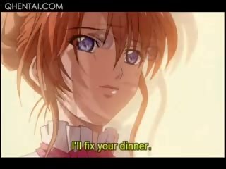 Big Titted Hentai Slave In Chains Gets Fuck Holes Dildoed