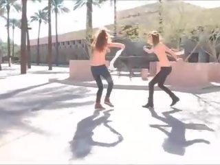 Twins I grand girls playing sex video in public