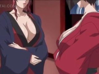 Magnificent hentai cutie sucking and jumping big penis