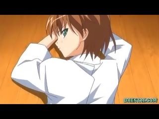 Cute hentai daughter gets deep poked by her medico