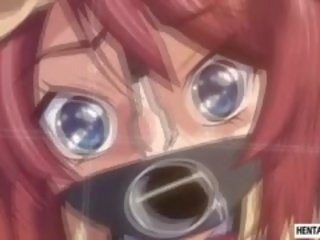 Tied Up Hentai mistress Sucks juveniles Hard prick