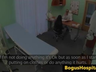Bigtitted patient pussypounded by surgeon