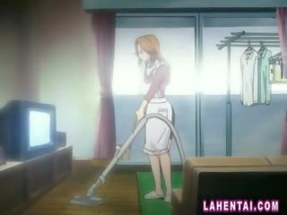 Kiimaline anime koduperenaine masturbeerimine