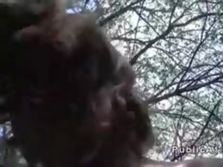 Langsing si rambut merah mengambil besar peter di luar