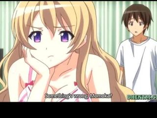 Prsatá hentai na koni a tuhý kohout a creampie